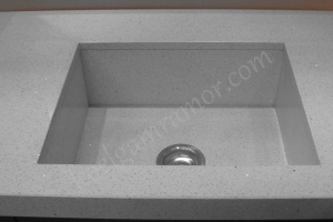 Раковина из серого камня